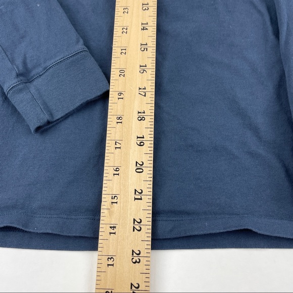 Vineyard Vines Tshirt Girls XL Blue Happy Thanksgiving Whale Long Sleeve - Picture 6 of 9